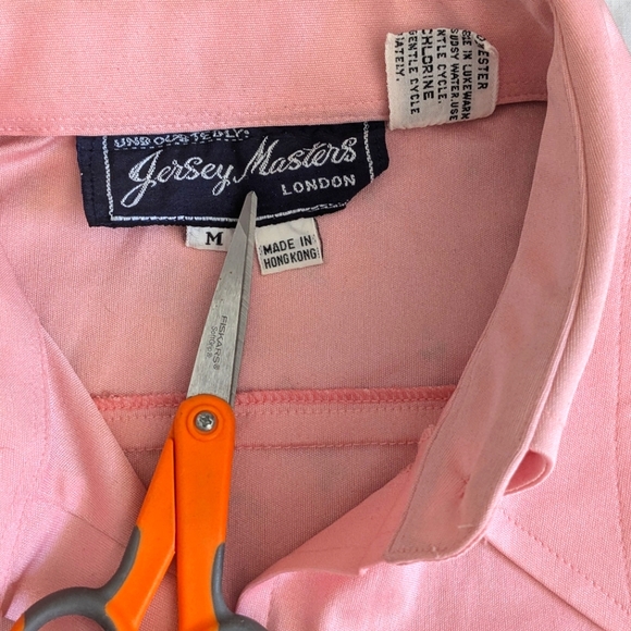 70s VTG Pink Button Up - Picture 3 of 11